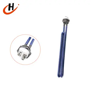 YH Enamel Type Heating Pipe Immersion Heater For Immersion Water Heater