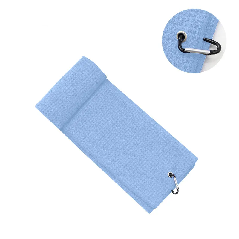 New Style Quick Drying Custom Printed Microfiber Golf Towel with Grommet Set Blank Printed Golf Towels for Sport towel