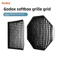 Godox Parapluie de studio carré octogonal pour grille de diffusion (Grid Egg Grille) 60x90cm, type parapluie, avec grille séparée 80/95/120