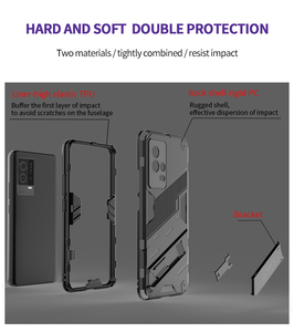Étui de téléphone portable <span class=keywords><strong>VIVO</strong></span> <span class=keywords><strong>IQOO8</strong></span> pour 13 Ultra fin TPU+PC antichoc design professionnel - Product Image 3