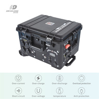Station d'alimentation portable 3500W, pliable, solaire, MPPT, onde sinusoïdale pure, charge rapide, charge sans fil, compresseur d'air, lampe de poche, LiFePO4