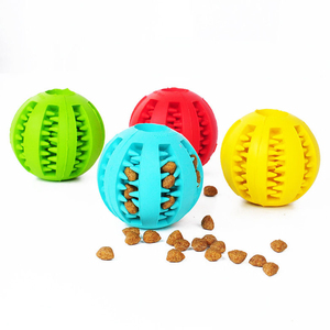 Duurzaam Gebitsreiniging Lekkage Voedsel Hond Speelgoed Rubber Bal Kauwen Speelgoed Voor Hond Groothandel Huisdier Speelgoed - Product Image 2