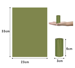 Wholesale <b>Compostable</b> Disposable Poo <b>Bag</b> Customized Pet Biodegradable Corn Starch Dog Poop <b>Bag</b> Dog Waste Poop <b>Bags</b> - Product Image 6