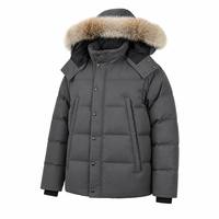 Doudoune matelassée homme à col montant, color block personnalisé, fabricant OEM, vente en gros