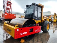 Nouvelle rouleuse vibrante à double tambour entièrement hydraulique de 22 tonnes avec moteur de 92 kW pour la construction