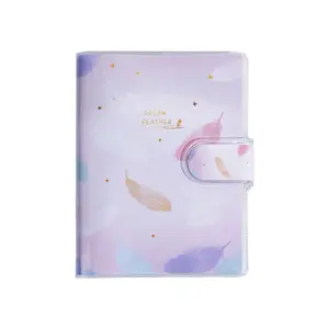 Kawaii Eva Waterproof Writing Hand Ledger Printing Colorful Thread Sewing Notebook With Magnetic Buckle