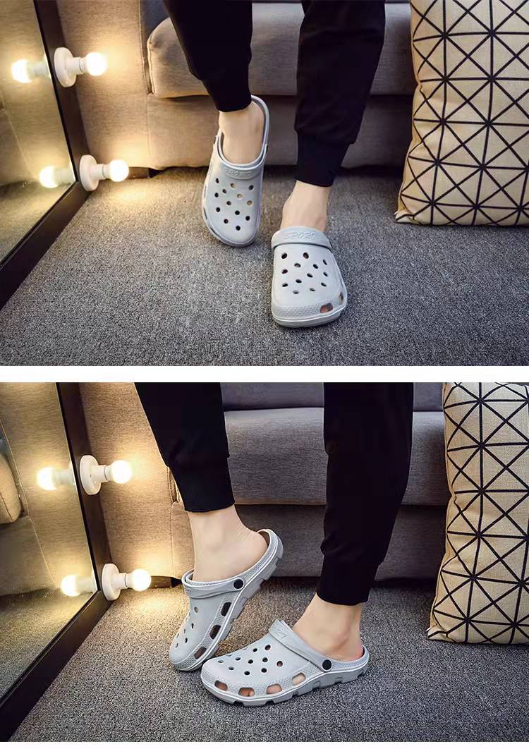 Beach Breathable slides Flip Flop Garden EVA Shoes Unisex Clogs Hole Sandals