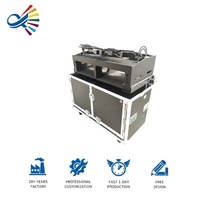 Flight case pour production vidéo mobile, road case pour station de travail mobile de diffusion