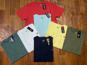 High Quality 100% Cotton Solid Silk Screen Printed Custom <b>Logo</b> O-Neck Regular Fit Breathable Quick Dry 220g Men's T-shirts - Product Image 4