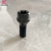Kunci Torx Titanium Kelas Industri Tahan Korosi Lapisan Anodized Baut Roda M14 Merek WML