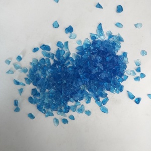 Cristaux colorés lisses et polis pour la décoration d'aquarium, paysage de bassin à poissons, artisanat DIY, verre concassé - Product Image 3