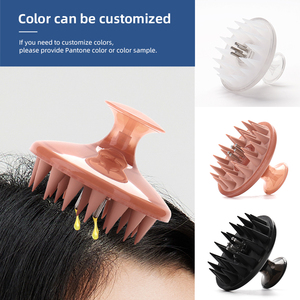 Applicateur d'huile capillaire magnétique 3-en-1, brosse à cheveux en silicone, masseur du cuir chevelu pour les soins capillaires, traitement aux huiles essentielles et aux sérums - Product Image 5