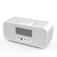 6-in-1 BT-speaker met draadloze oplader, wekker, witte ruis, RGB-verlichting |   BT 5.4, 15W geluid, 3600mAh |   Zwart/Wit