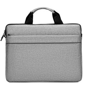 Bolsa organizadora para ordenador portátil al por mayor, bolso de tela Oxford con cremallera, logotipo personalizado de negocios de 14/15 pulgadas, regalo para iPad ligero - Product Image 1