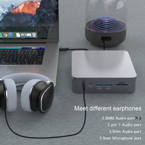 Hub Usb Type C 18 Cổng Bán Chạy Nhất Trạm Sạc Máy Tính Xách Tay USB-C 2 Cổng HDMI 4K @ 30HZ DP USB HUB - Product Image 5