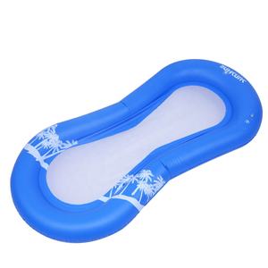 Hamac de bain de soleil en maille gonflable, chaise longue flottante en maille bleue pour la <span class=keywords><strong>piscine</strong></span> familiale et les loisirs - Product Image 1