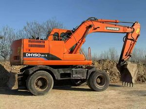 Excavadora de ruedas Doosan Dh150/usada, 15ton DX150 DX210, unidad importada de Corea a la venta, retroexcavadora Doosan usada - Product Image 3