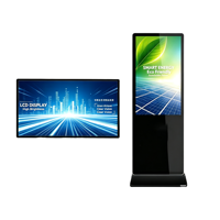 Pantalla LCD para Publicidad, Señalización Digital, Reproductor de Video Comercial para Interiores, Soporte/Póster de Señalización Digital para Negocios