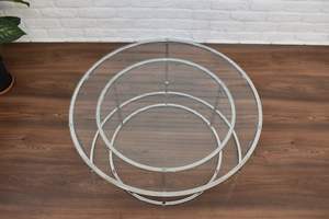 Tables basses modernes de luxe plaquées or personnalisées, design réglable, pour l'ameublement de la maison - Vente chaude - Product Image 3