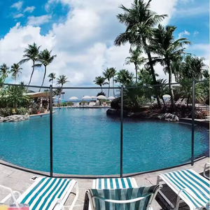 <span class=keywords><strong>Precio</strong></span> poste de aluminio extraíble plástico PVC malla infantil <span class=keywords><strong>piscina</strong></span> valla de seguridad para piscinas enterradas - Product Image 2