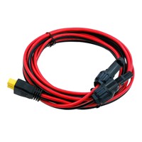 Conector fotovoltaico a conector XT60 Cable de carga 2 * 12AWG 100cm para Dispositivo de fuente de alimentación portátil de Panel Solar al aire libre