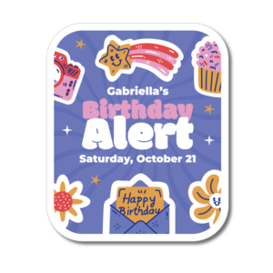 Adesivi <span class=keywords><strong>di</strong></span> <span class=keywords><strong>Buon</strong></span> <span class=keywords><strong>Compleanno</strong></span> <span class=keywords><strong>Animati</strong></span> con <span class=keywords><strong>Auguri</strong></span> Personalizzati e Design Fotografico Estetico per Adulti - Product Image 5