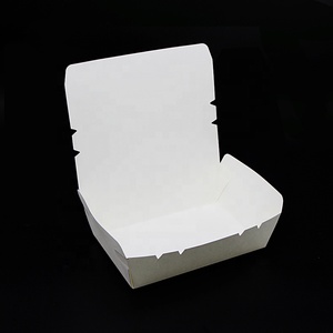 Boîte à repas bento en papier blanc écologique personnalisée pour emporter, boîte à lunch, <span class=keywords><strong>sushi</strong></span> - Product Image 4