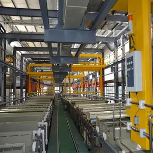 Fabrika satış otomatik galvanik galvanizleme ekipmanları üretim hattı nikel krom makineleri