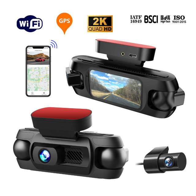 New Model 4 Channel 4K Video Recorder 3-inch IPS Screen WiFi All-round Perspective Driving Recorder Night Vision Car Black Box