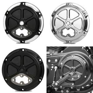 Couvre-carter chromé CNC 6 trous pour Harley Sportster <span class=keywords><strong>1200</strong></span> Custom XL1200C 883 <span class=keywords><strong>SuperLow</strong></span> XL883L 05-19 - Product Image 1