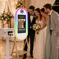 Vogue Selfie Portable 360 Degrés iPad Dslr Miroir Magique Espejo Magico Photo Booth Imprimante Stand