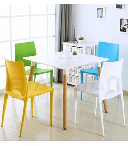 Modern Simple Design Bulk <b>Outdoor</b> Hotel <b>Chairs</b> <b>Stackable</b> Chaise Kitchen Restaurant PP Plastic Dining <b>Chair</b> - Product Image 4