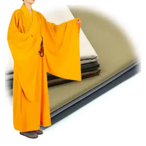 Hot Sale 100% Cotton Thai Monk Robe Dress Shirt Tufting Fabric