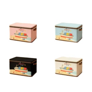 Nueva Caja Organizadora de Ropa Plegable de Tela con Diseño de Dibujos Animados para Armario, Organizador de Juguetes, Uso Doméstico - Product Image 5