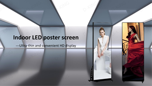 Pantalla Plegable Digital para Interiores D-King, Tres Pliegues, P1.25, P1.53, P1.86, P2, P2.5, Pantalla Publicitaria a Todo Color - Product Image 2