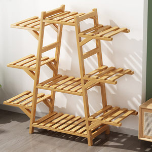 Salon intérieur moderne support à fleurs à plusieurs étages support de rangement pour balcon plantes succulentes vignes grimpantes <span class=keywords><strong>pot</strong></span> contemporain - Product Image 6