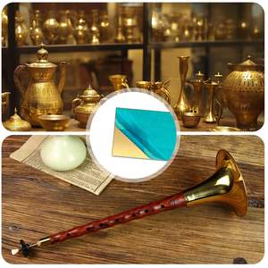 2 Stück 4x8 Zoll 0,8 mm dicke, nicht legierte, 99,9 % reine Messingplatten für Gravur, Kunsthandwerk und Schmuck, hergestellt in China - Product Image 5