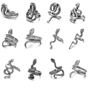 AA017965 vente en gros bagues gothiques bague en forme de serpent unique en alliage - Product Image 3