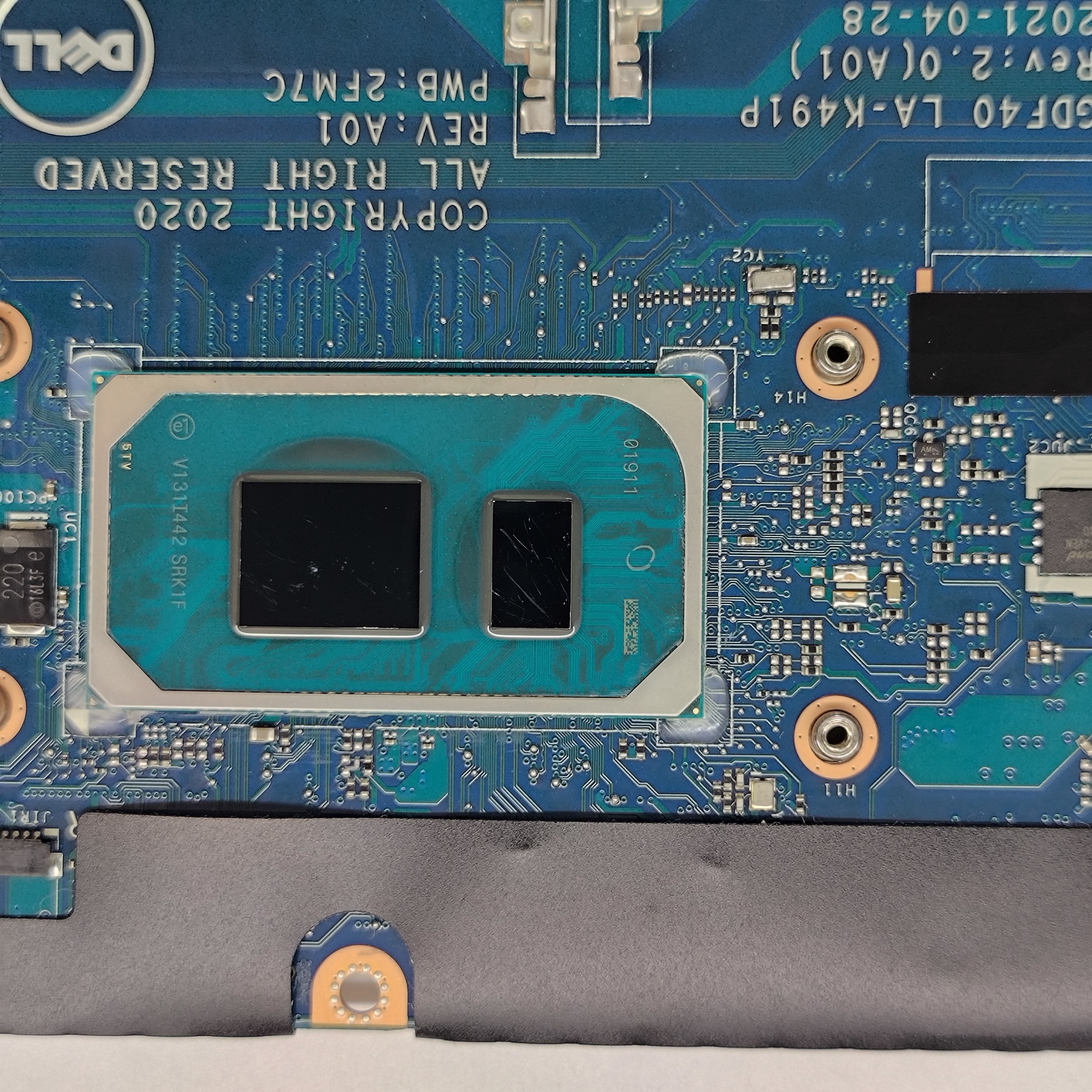 Scheda Madre Originale Dell Latitude 5420 - Intel I5-1135G7 - LA-K491P 14P1W - Nuova - 3