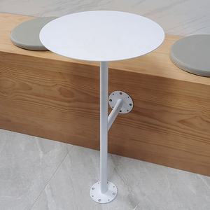 <span class=keywords><strong>Table</strong></span> ronde <span class=keywords><strong>murale</strong></span> de petite taille pour salon de thé, café, <span class=keywords><strong>table</strong></span> d'appoint, <span class=keywords><strong>table</strong></span> d'entrée, petite <span class=keywords><strong>table</strong></span> fixe pour extérieur - Product Image 2