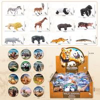 Jouets Modèles Animaux Réalistes Chat Chien en PVC Écologique Personnalisés, Éducatifs, pour l'Apprentissage Précoce, le Jeu Cognitif, Objets de Collection et Décoration Intérieure