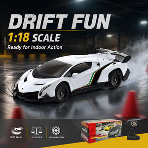 Auto Telecomandata RC Drift 1:18 <span class=keywords><strong>Lamborghini</strong></span> con Licenza Ufficiale per Negozi di Regali, Rivenditori Online e Ordini all'Ingrosso per il Mercato Mondiale - Product Image 6