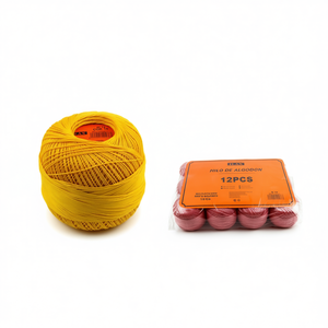 ด้ายฝ้ายอิลัน เบอร์ 12 สี 16 สำหรับงานเย็บปักถักร้อย - Product Image 1