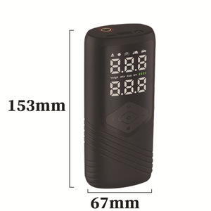 Mini Bomba de Aire Eléctrica Portátil con Pantalla Digital, Tubo de 170 mm, Inflador de Neumáticos para Coche y Bicicleta, Alimentado por Batería de Litio - Product Image 5