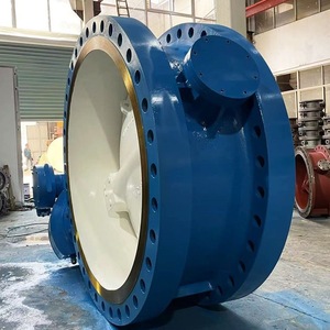วาล์วผีเสื้อ D343H 600LB DN1000 โลหะผสมทนการกัดกร่อน ซีลเหล็กกล้าไร้สนิมหลายชั้น ควบคุมด้วยกังหัน - Product Image 5