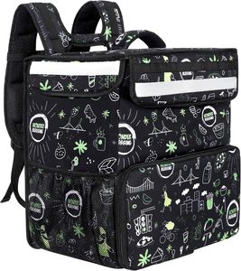 Deliveroo Custom Neoprene Insulated Food Delivery <b>Backpack</b> Pizza Design Waterproof Eco-Friendly 24L Capacity Soft Sided <b>Cooler</b> - Product Image 1