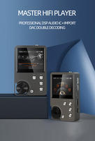 Lecteur MP3 HiFi d'usine avec corps en alliage de zinc, prise en charge de la carte TF 128 Go, son sans perte, lecteur de musique portable pour le sport avec écran de 2 pouces