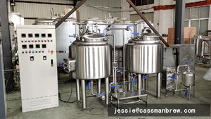 <span class=keywords><strong>Maison</strong></span> de brassage 50L 100L 200L avec réservoir conique pour micro brasserie de bière vente chaude - Product Image 2