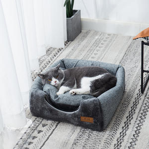Atmungsaktives und warmes verdicktes Dreieck Katzen haus Hunde bett Geschlossenes Haustier bett - Product Image 3