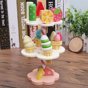 Juguetes de Helado de Madera para Niños de 2, 3, 4 y 5 Años, Regalos de Navidad y Cumpleaños, Juego de Imitación - Product Image 1